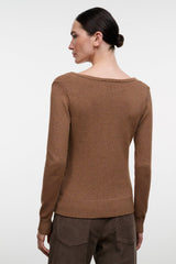 NATASHA CASHMERE SWEATER | CIGAR