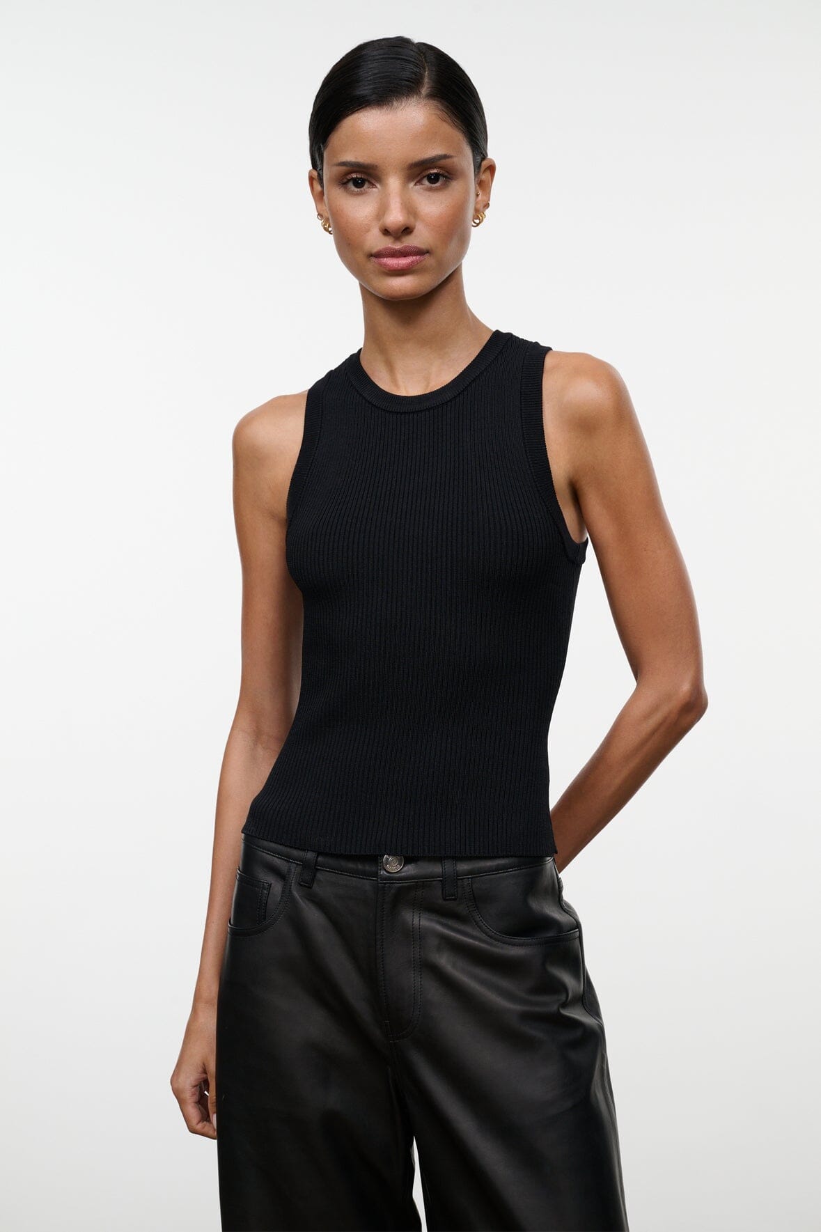 MALIA TANK | BLACK BLACK / XS