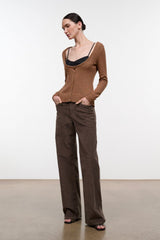 NATASHA CASHMERE SWEATER | CIGAR