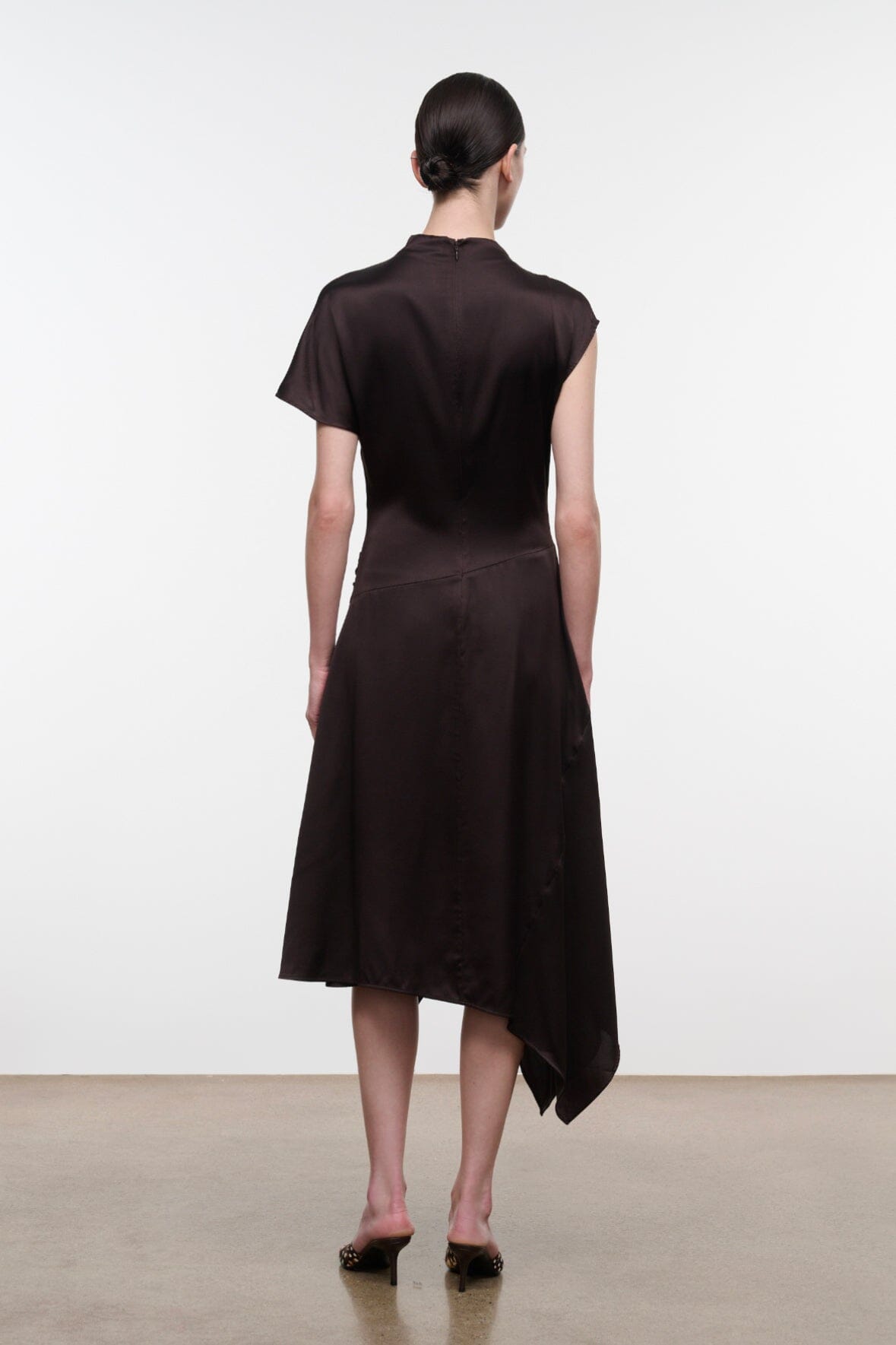 DAVINA SILK DRESS | EARTH EARTH / 4