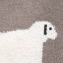 GIADA sweater with white sheep motif and black face detail
