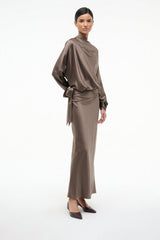 Sebastian slingback shoes, dark espresso brown with low heel