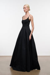 JOY MAXI DRESS | BLACK BLACK / 4