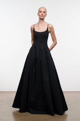 JOY MAXI DRESS | BLACK BLACK / 4