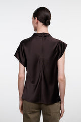 DAVINA SILK TOP | EARTH EARTH / 4