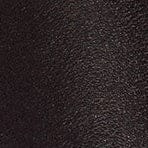 Dark leather texture close-up with fine grain and stitched edge detail