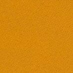 Close-up of goldenrod leather bottle vase texture and visible stitching