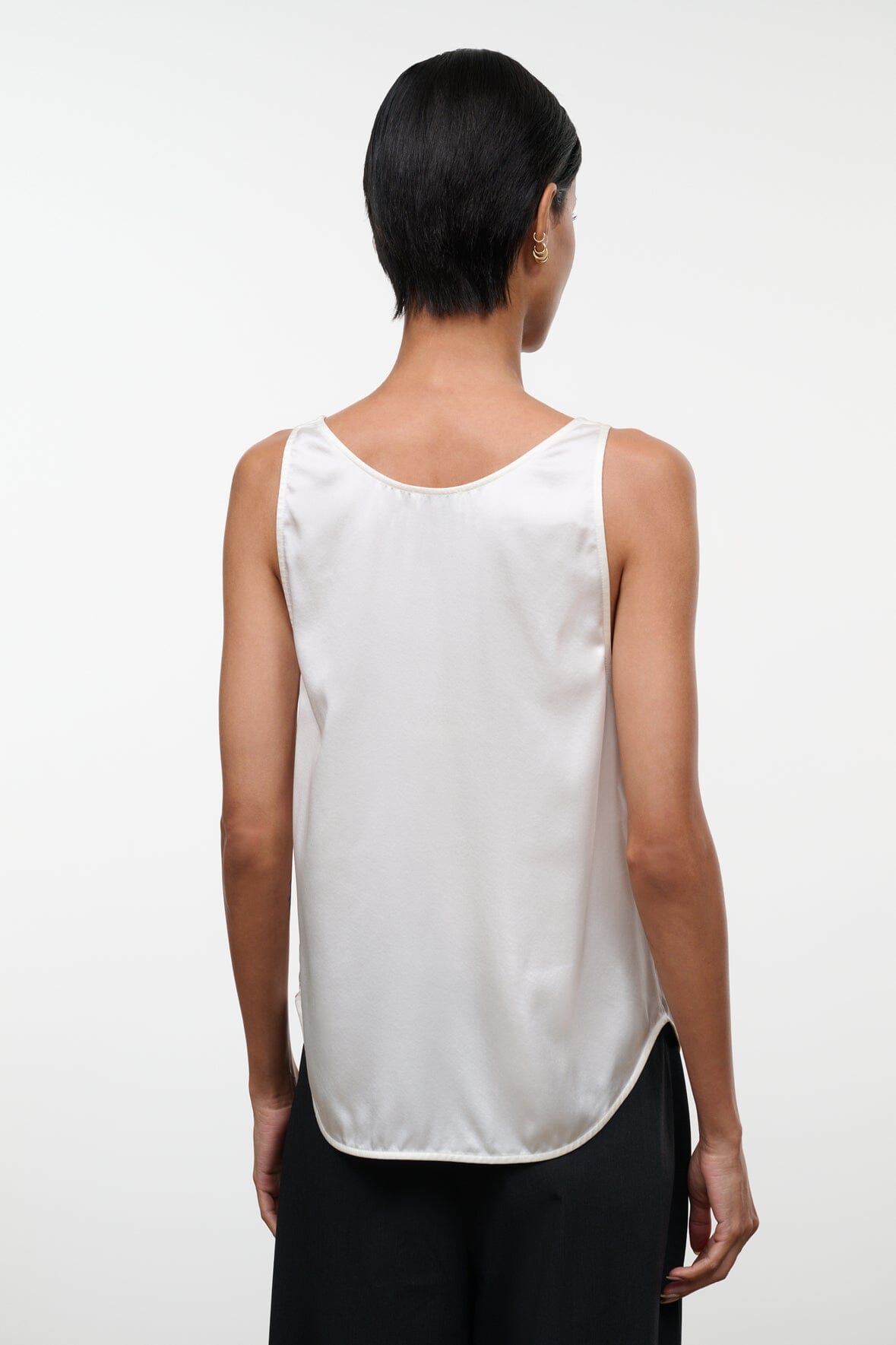 YVES SILK TANK | IVORY IVORY / XS