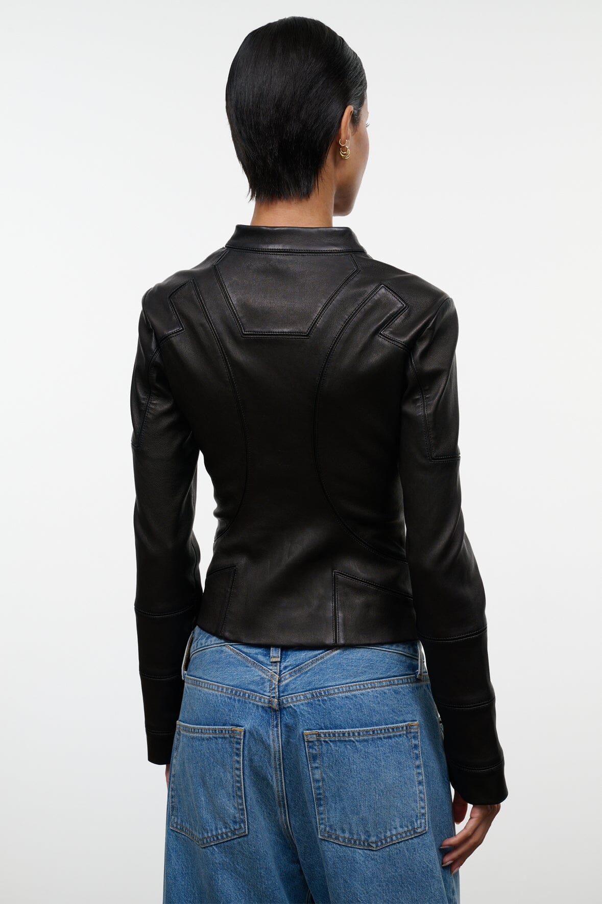 BLAIR LEATHER JACKET | BLACK BLACK / XS