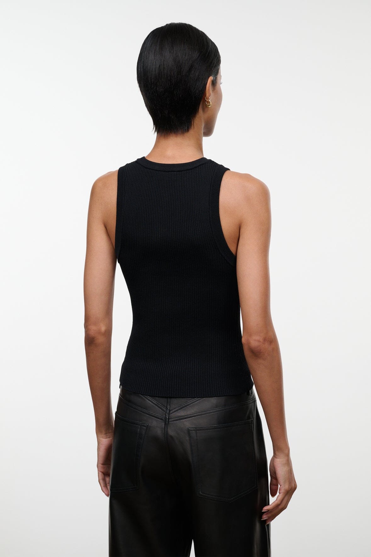 MALIA TANK | BLACK BLACK / XS
