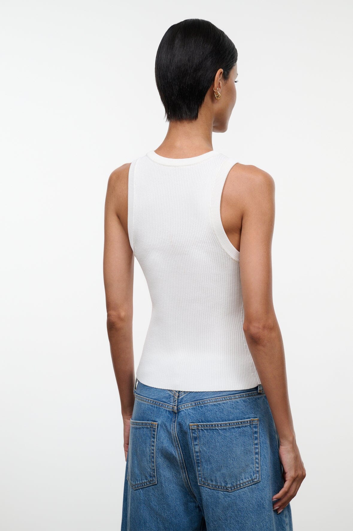 MALIA TANK | WHITE WHITE / XS