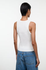MALIA TANK | WHITE WHITE / XS