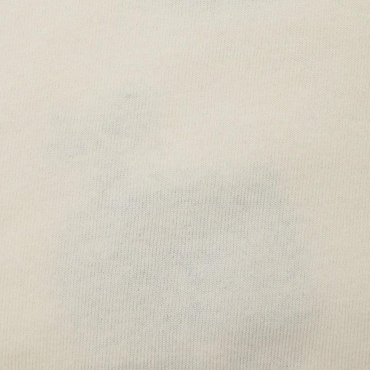 Cream sweatshirt fabric close-up