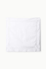 Ivory headscarf cloth square, plain fabric folded flat