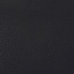 Maude carryall bag material close-up in black pebbled leather texture.