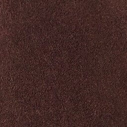 Mahogany suede fabric close-up showing soft, textured finish