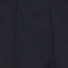 Black dress fabric showing seam detail
