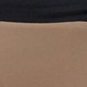 Taupe swim skirt fabric close-up with smooth woven texture